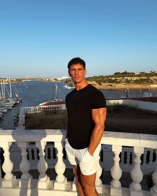 Luke at a harbour balustrade (Instagram post)